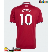 Camisa de Futebol Manchester United Matheus Cunha #10 Equipamento Principal 2026-27 Manga Curta